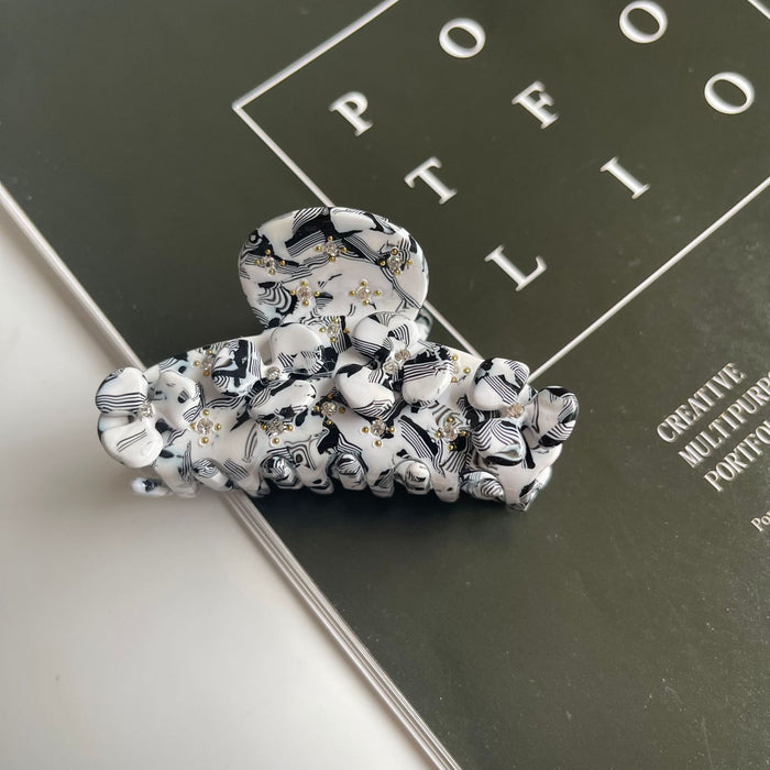 Acetate Grip Retro Diamonds Flowers