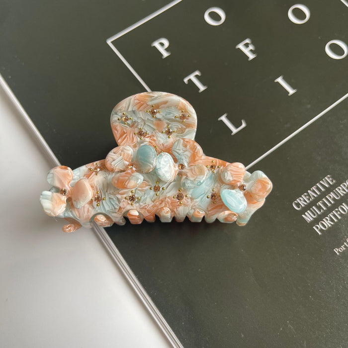 Acetate Grip Retro Diamonds Flowers