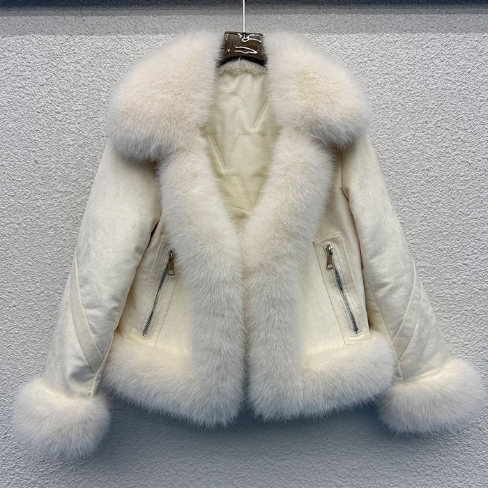 Casual Loose Western Style Fur Coat