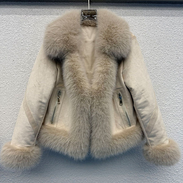 Casual Loose Western Style Fur Coat